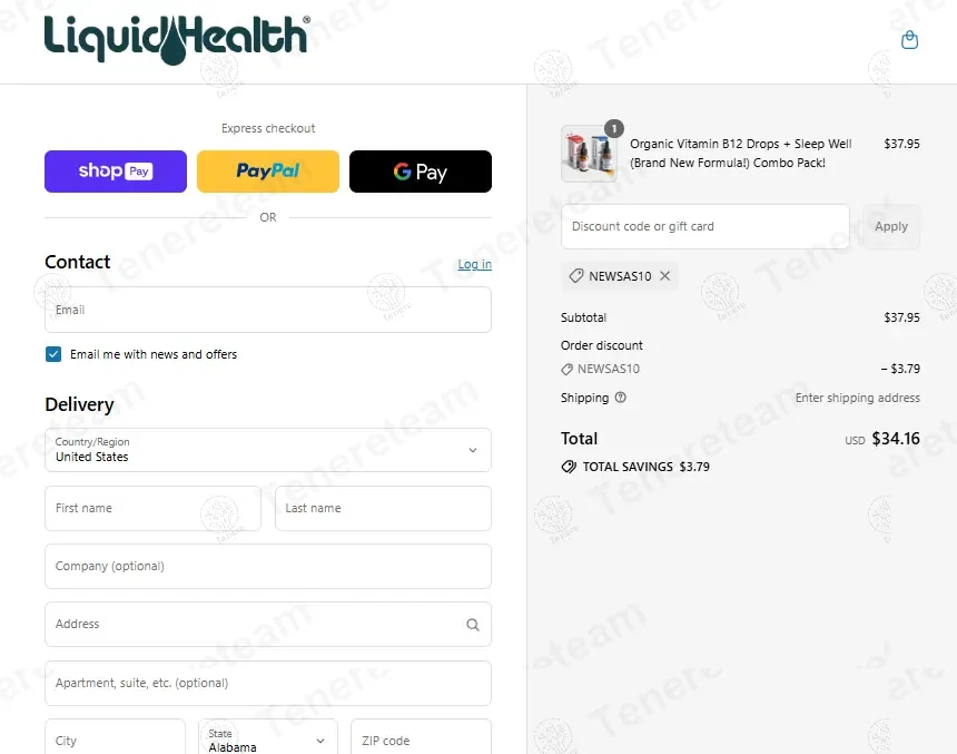 Liquid Health USA coupon code: 10% off with NEWSAS10. Tested and valid as 1 year ago.