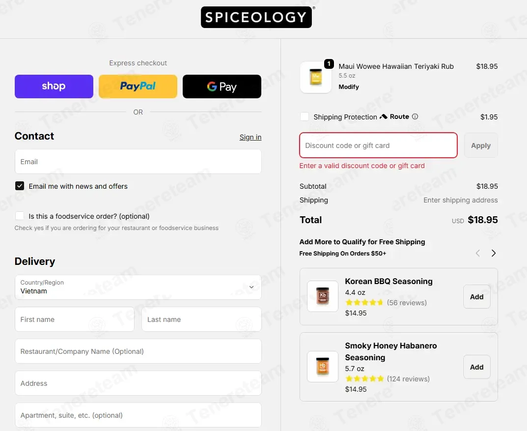 Spiceology coupon code: 10% off with WELCOME10. Tested and valid as 3 months ago.