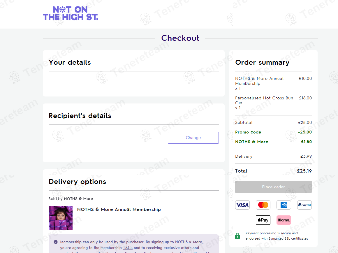 Not On The High Street coupon code: 50% off with N&M50. Tested and valid as 1 year ago.