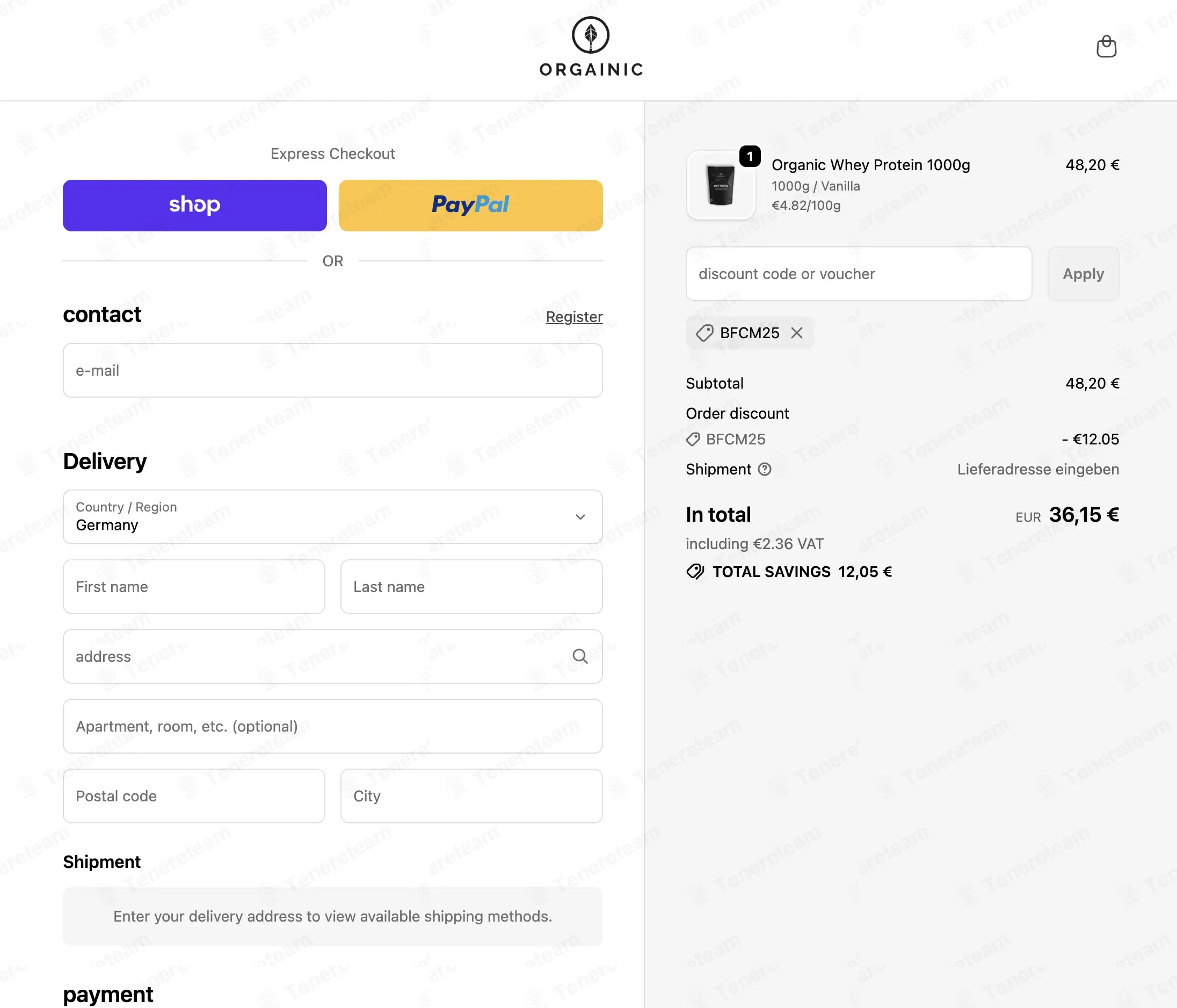 ORGAINIC coupon code: 25% off with BFCM25. Tested and valid as 1 month ago.