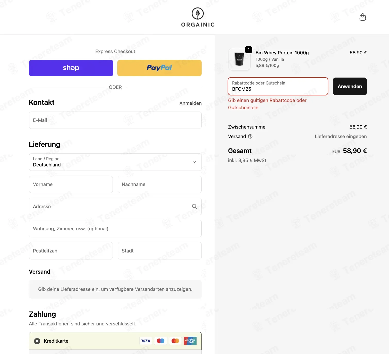 ORGAINIC coupon code: 25% off with BFCM25. Tested and valid as 1 month ago.