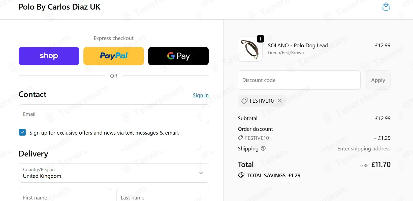 Polo By Carlos Diaz UK coupon code: 10% off with FESTIVE10. Tested and valid as 3 months ago.