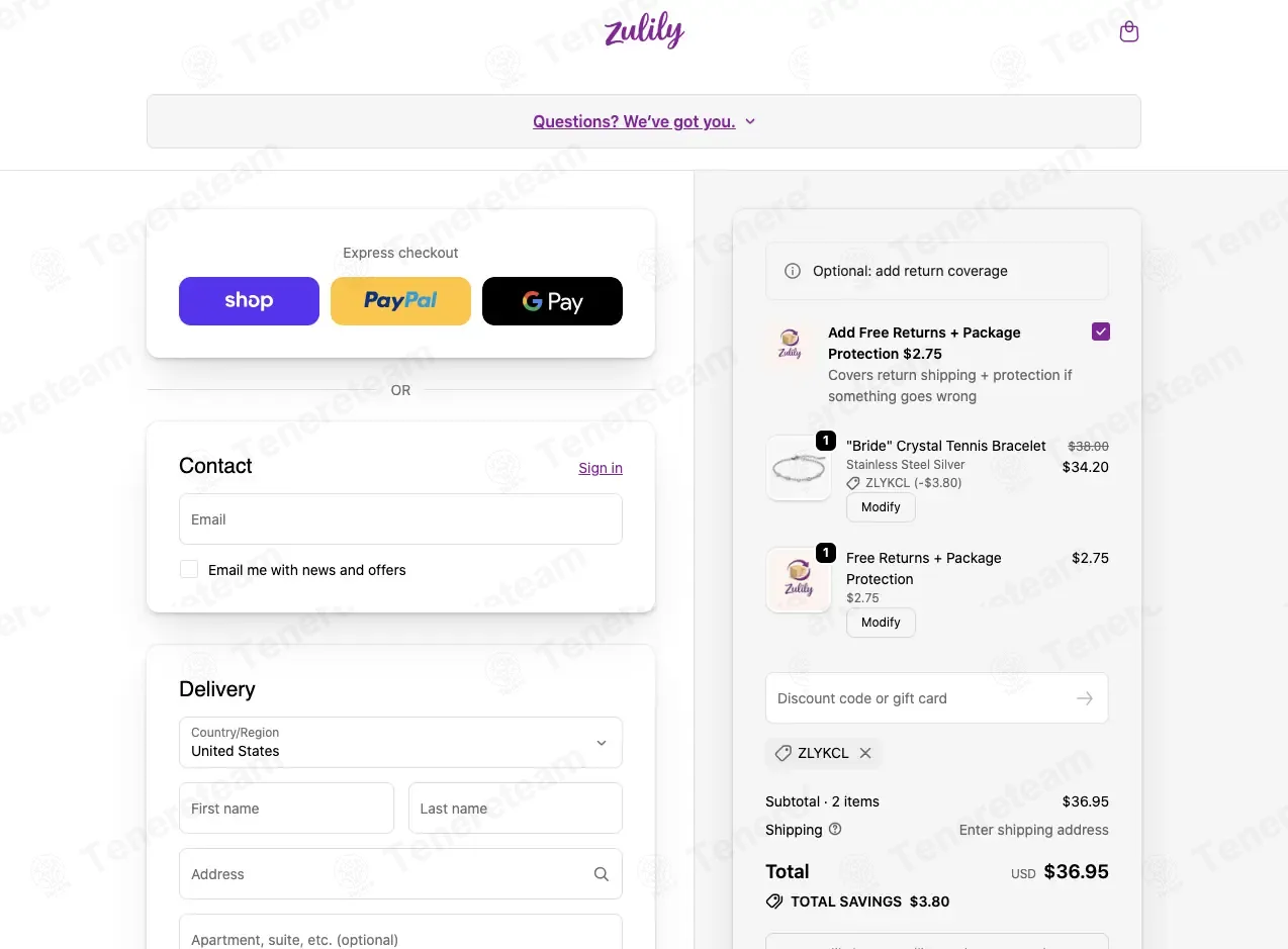 Zulily coupon code: 10% off with ZLYKCL. Tested and valid as 3 weeks ago.