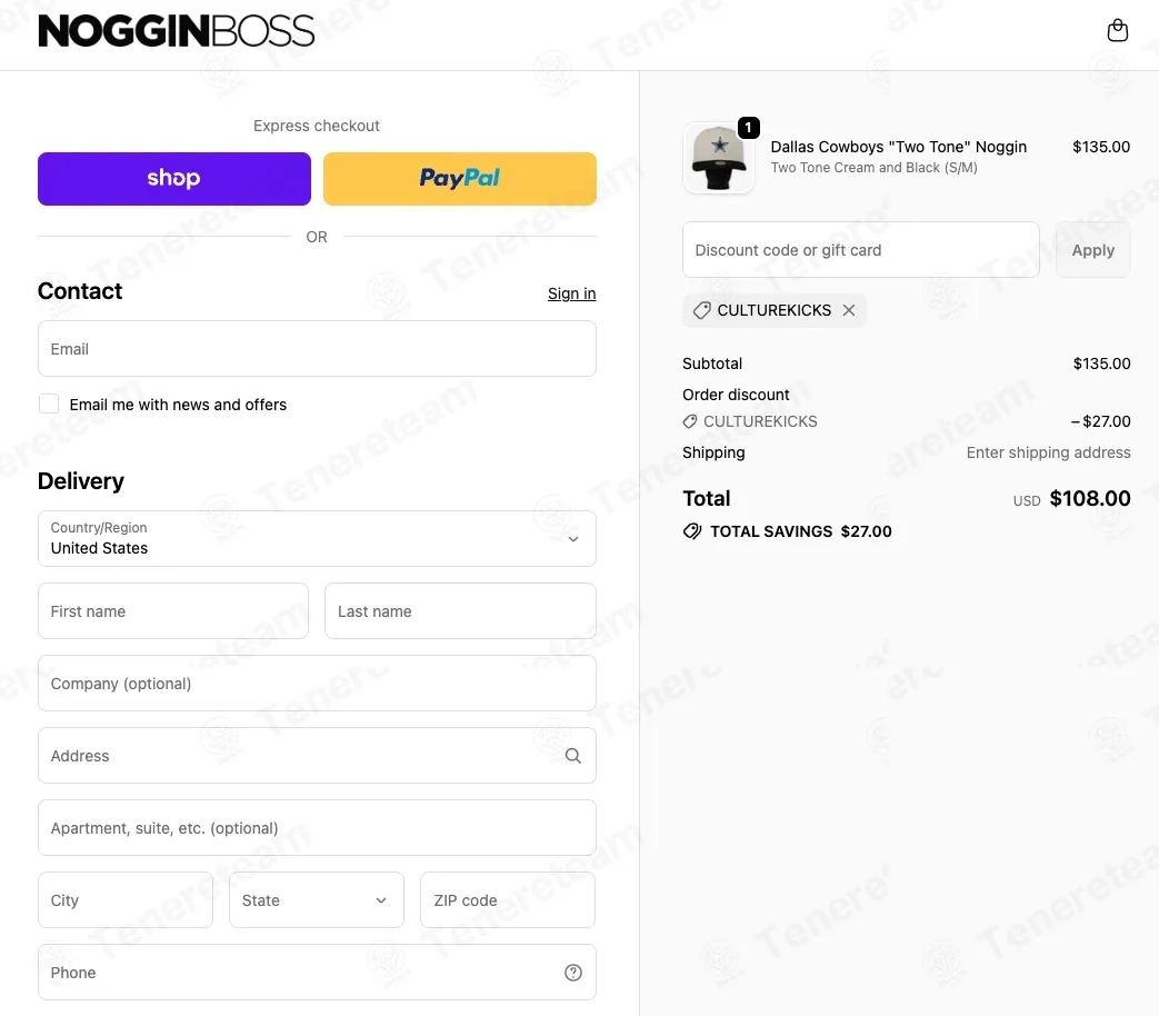 Noggin Boss coupon code: 20% off with CULTUREKICKS. Tested and valid as 7 months ago.