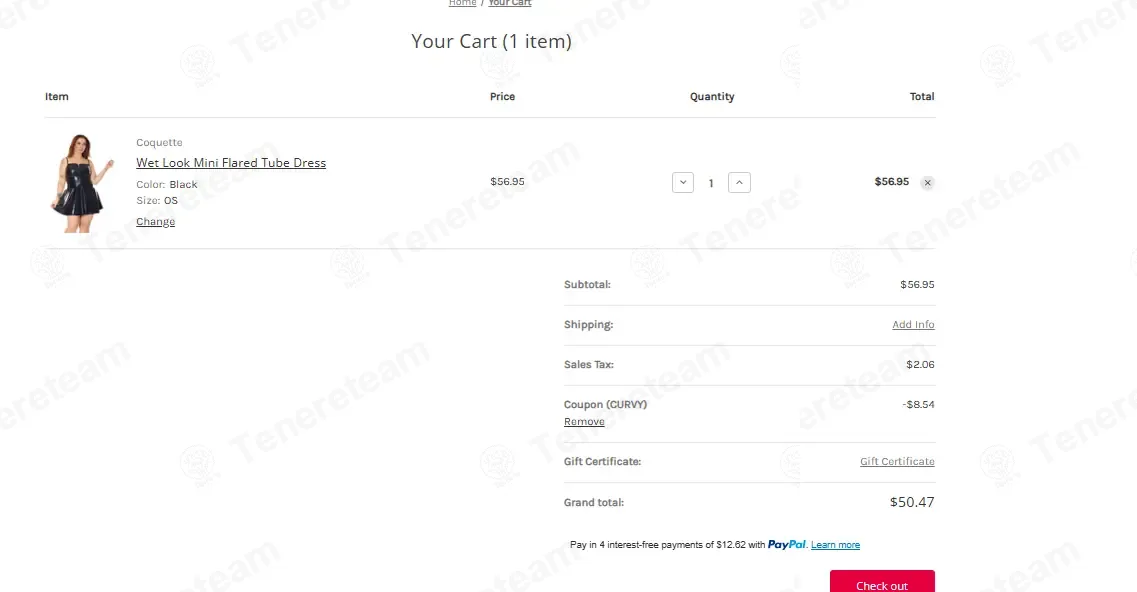 Angelique Lingerie coupon code: 15% off with CURVY. Tested and valid as 2 weeks ago.