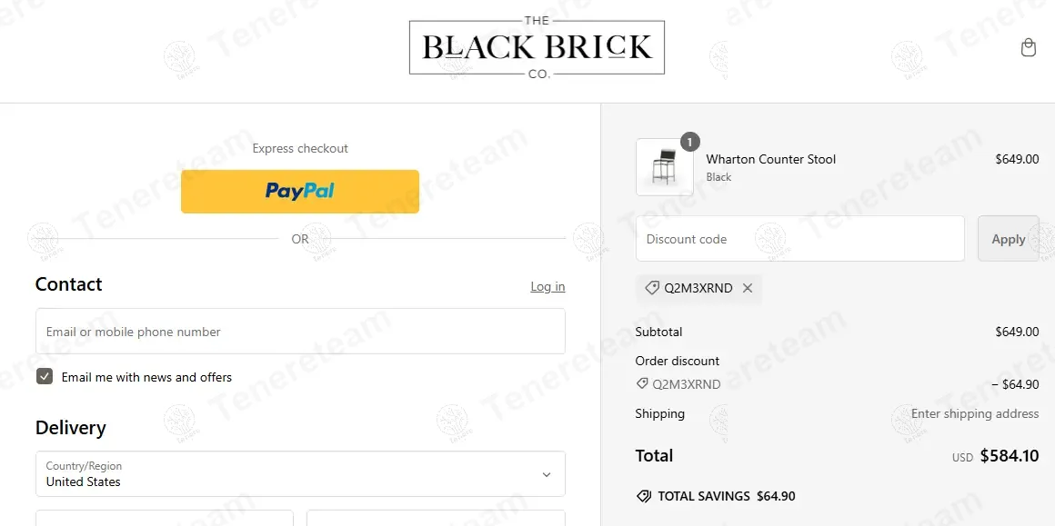 The Black Brick Co coupon code: 10% off with Q2M3XRND. Tested and valid as 1 year ago.