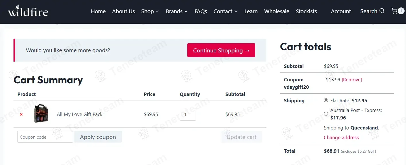 Wildfire coupon code: 20% off with vdaygift20. Tested and valid as 1 year ago.