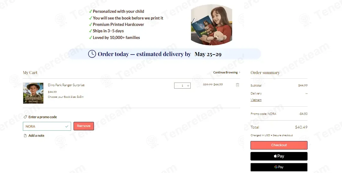 Magic Picture Story coupon code: 10% off with NORA. Tested and valid as 1 month ago.