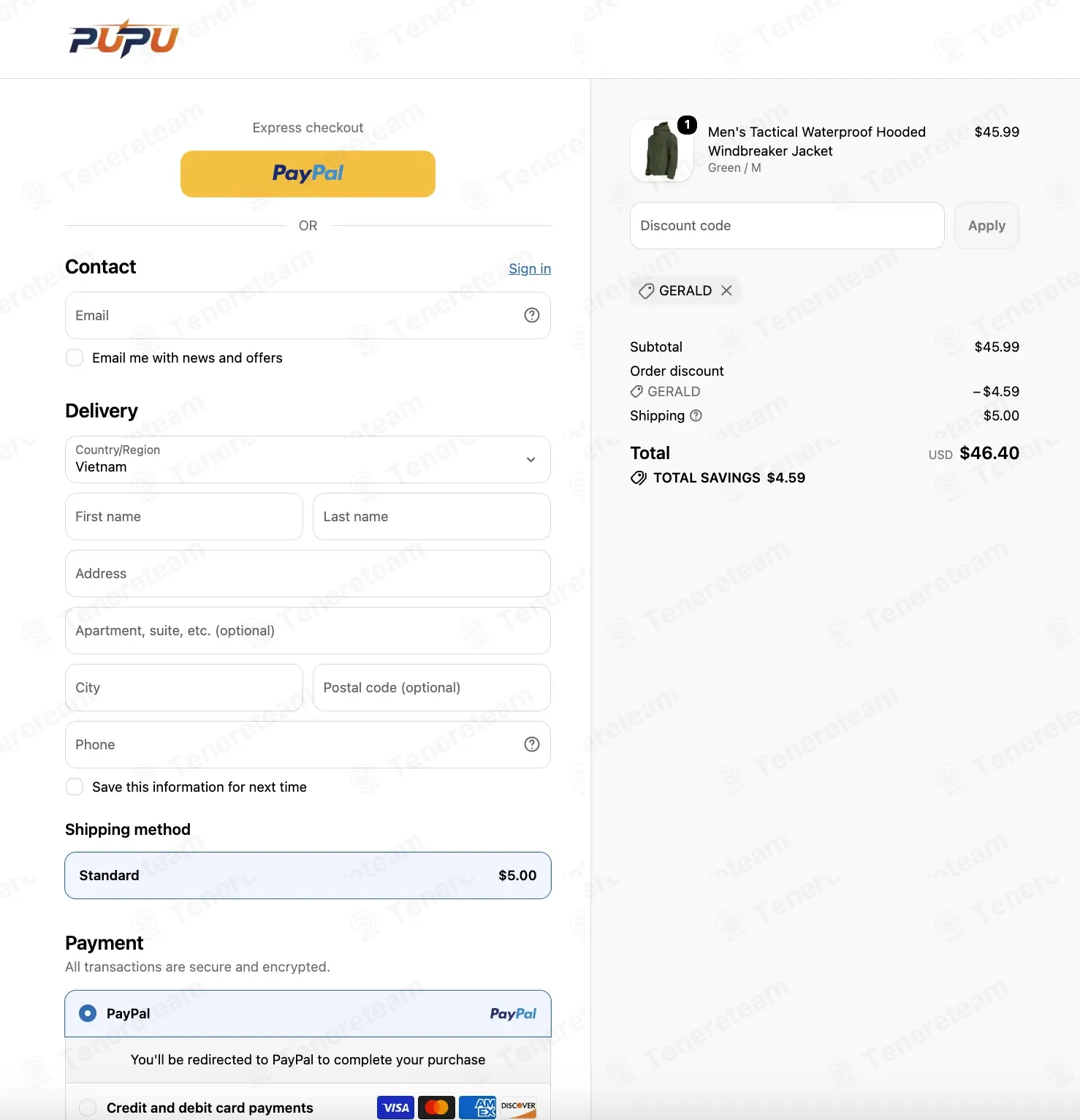 PUPU Sports coupon code: 10% off with GERALD. Tested and valid as 3 weeks ago.