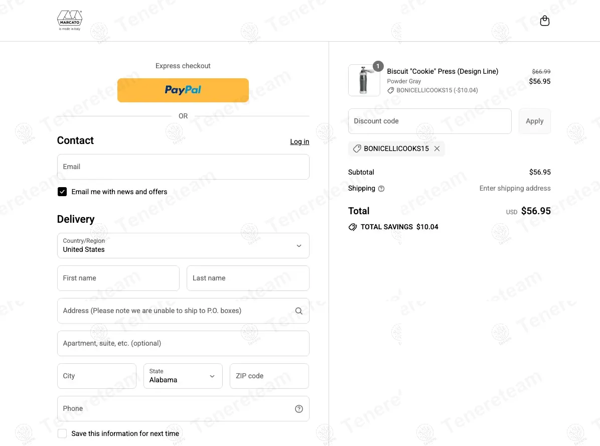 Marcato USA coupon code: 15% off with BONICELLICOOKS15. Tested and valid as 9 months ago.