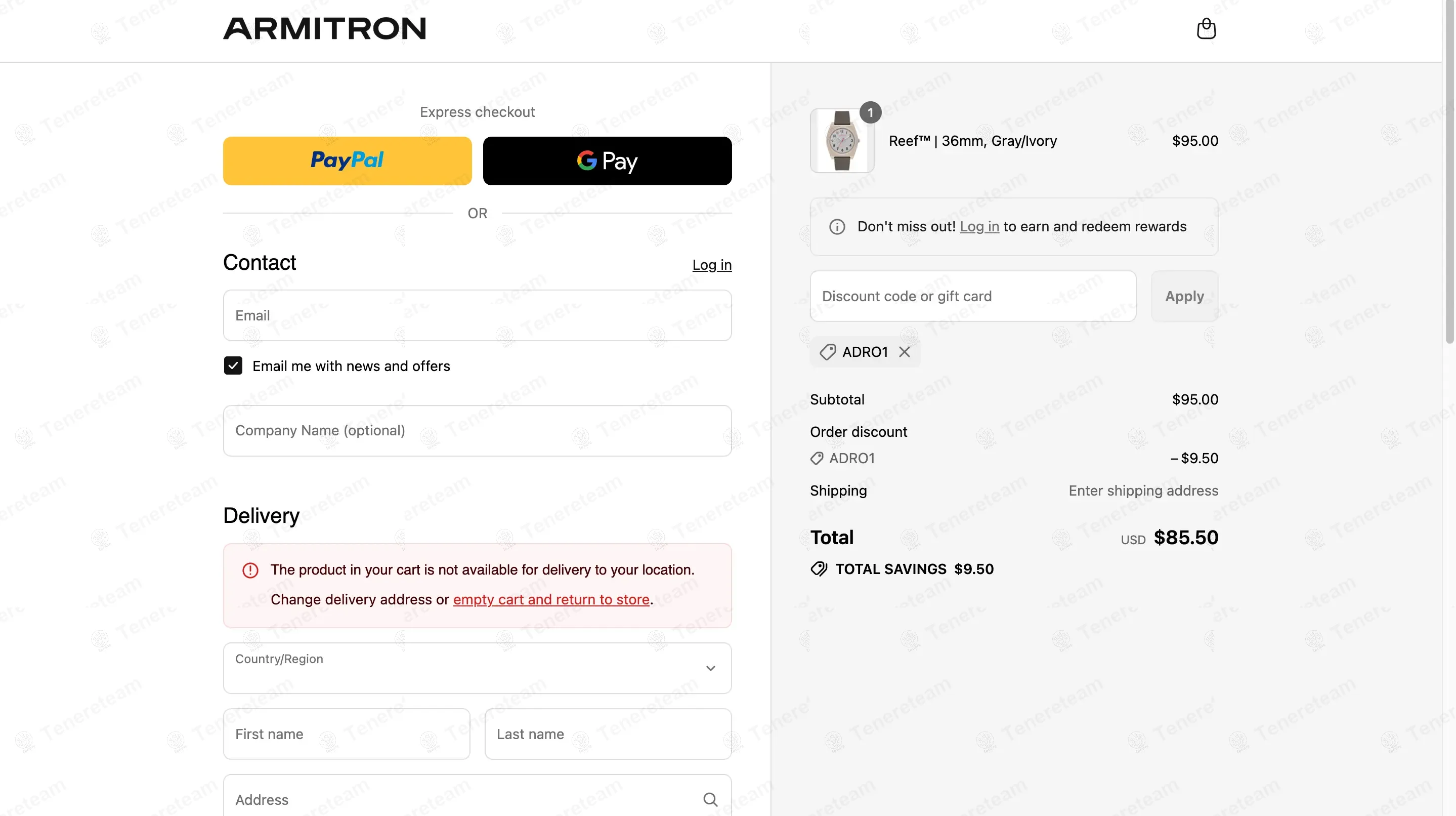 Armitron coupon code: 10% off with ADRO1. Tested and valid as 11 months ago.