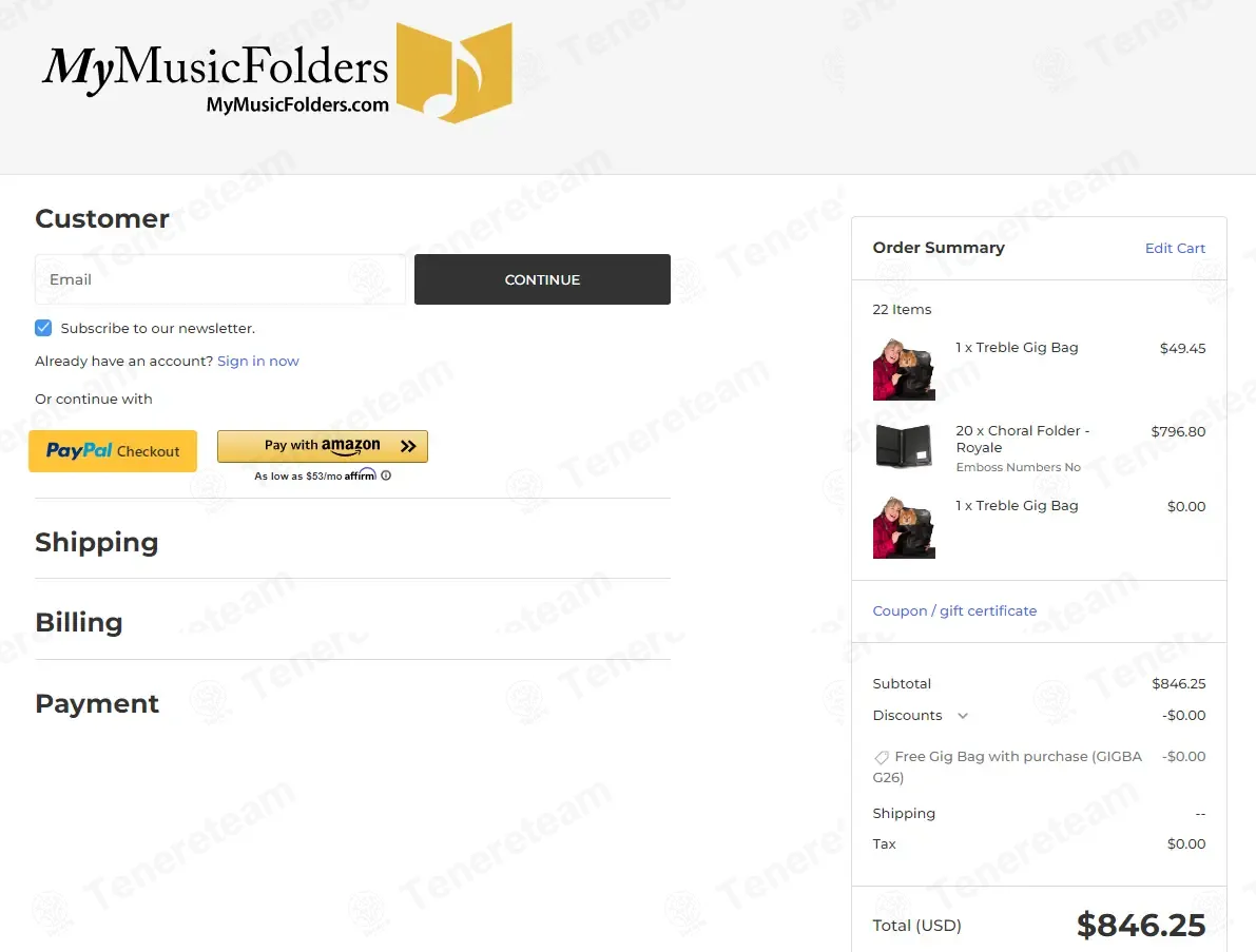 My Music Folders coupon code: Sale off with GIGBAG26. Tested and valid as 1 month ago.