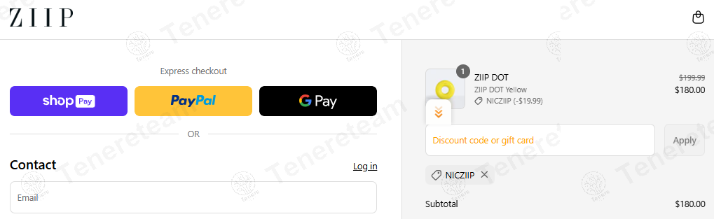 Ziip Beauty coupon code: 10% off with NICZIIP. Tested and valid as 1 year ago.