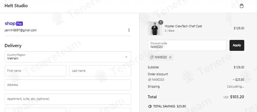 Helt Studio coupon code: 20% off with NIKKO20. Tested and valid as 5 months ago.