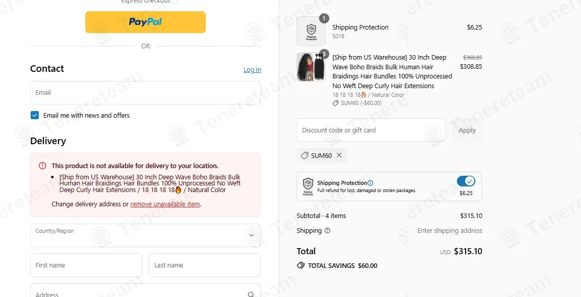 Lollyhair coupon code: $60 off with SUM60. Tested and valid as 10 months ago.