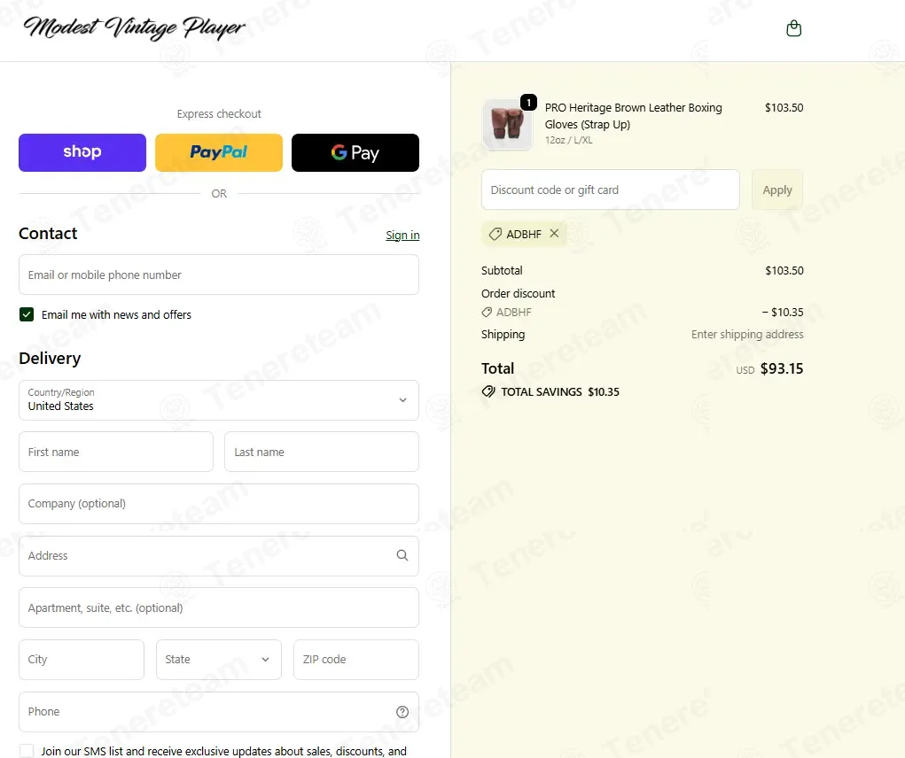 Modest Vintage Player coupon code: 10% off with ADBHF. Tested and valid as 6 months ago.