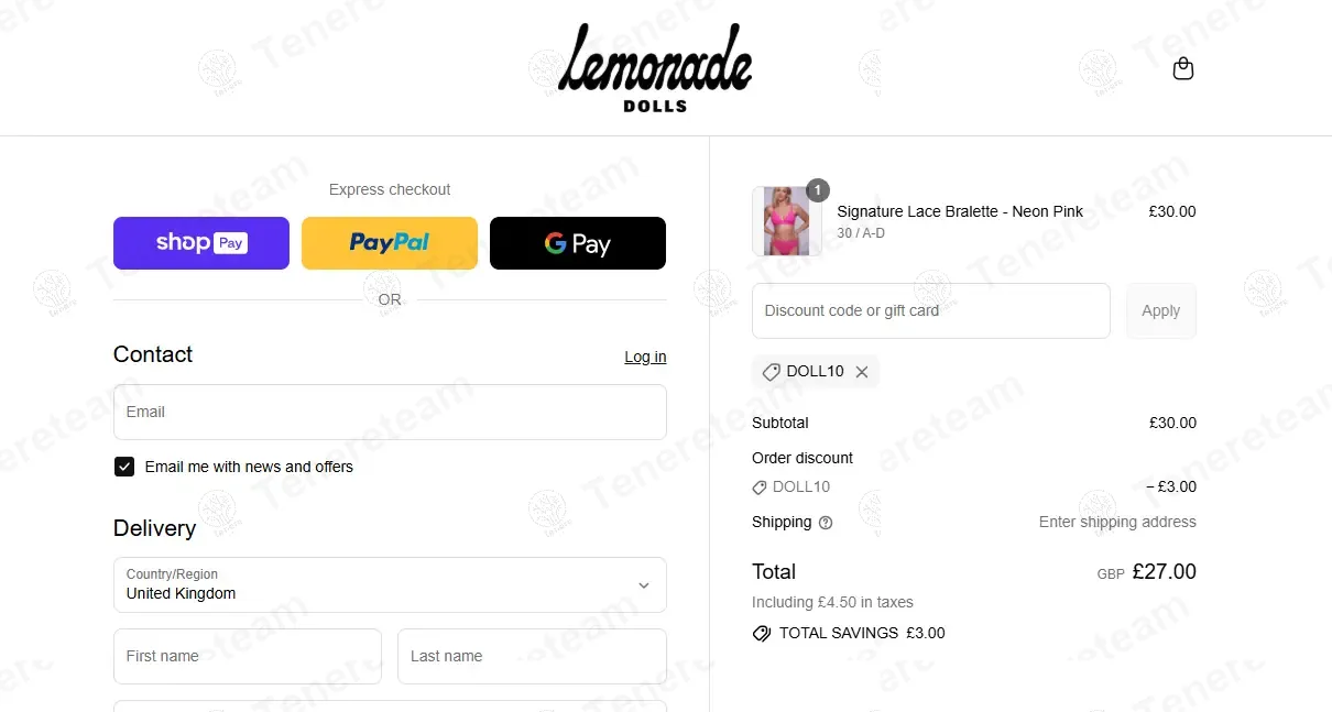 Lemonade Dolls coupon code: 10% off with DOLL10. Tested and valid as 10 months ago.