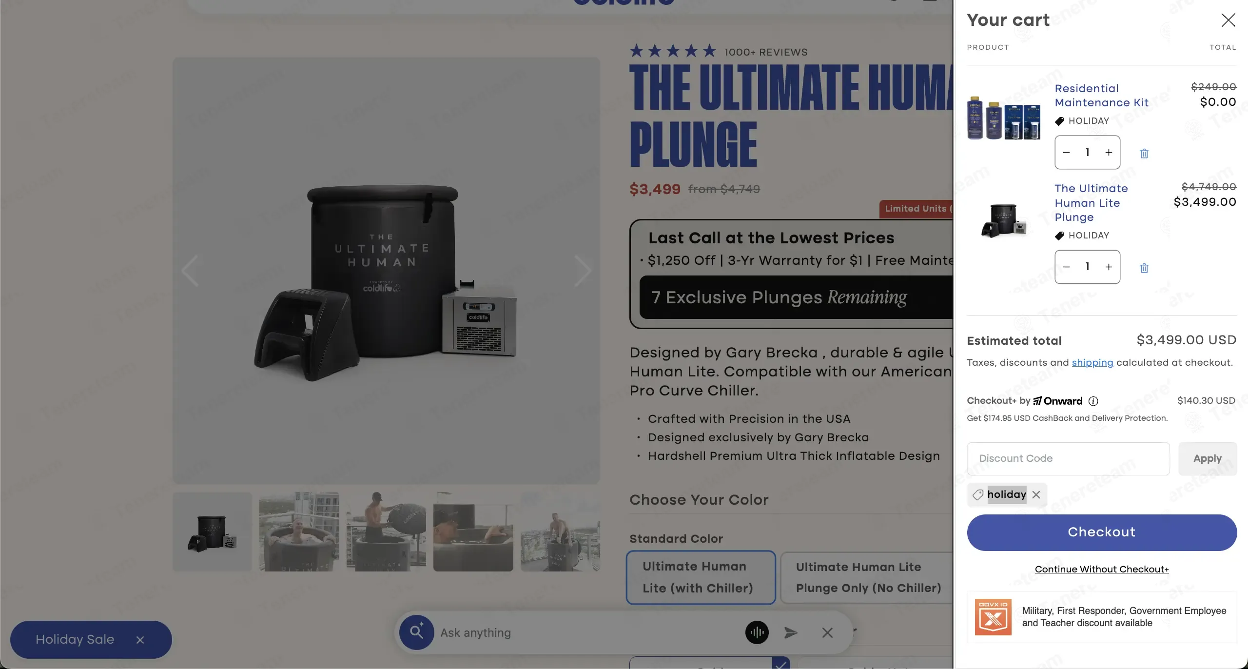 The Cold Life coupon code: 10% off with holiday. Tested and valid as 2 months ago.