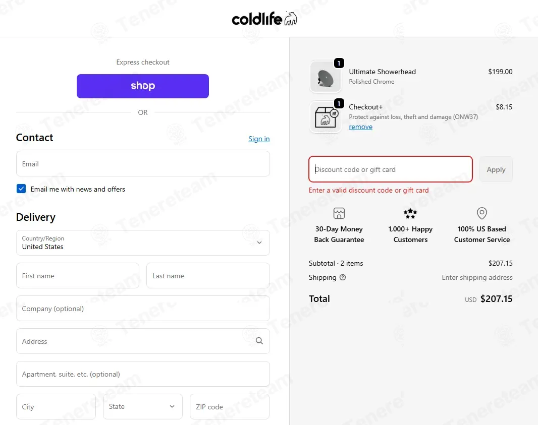 The Cold Life coupon code: 10% off with holiday. Tested and valid as 2 months ago.