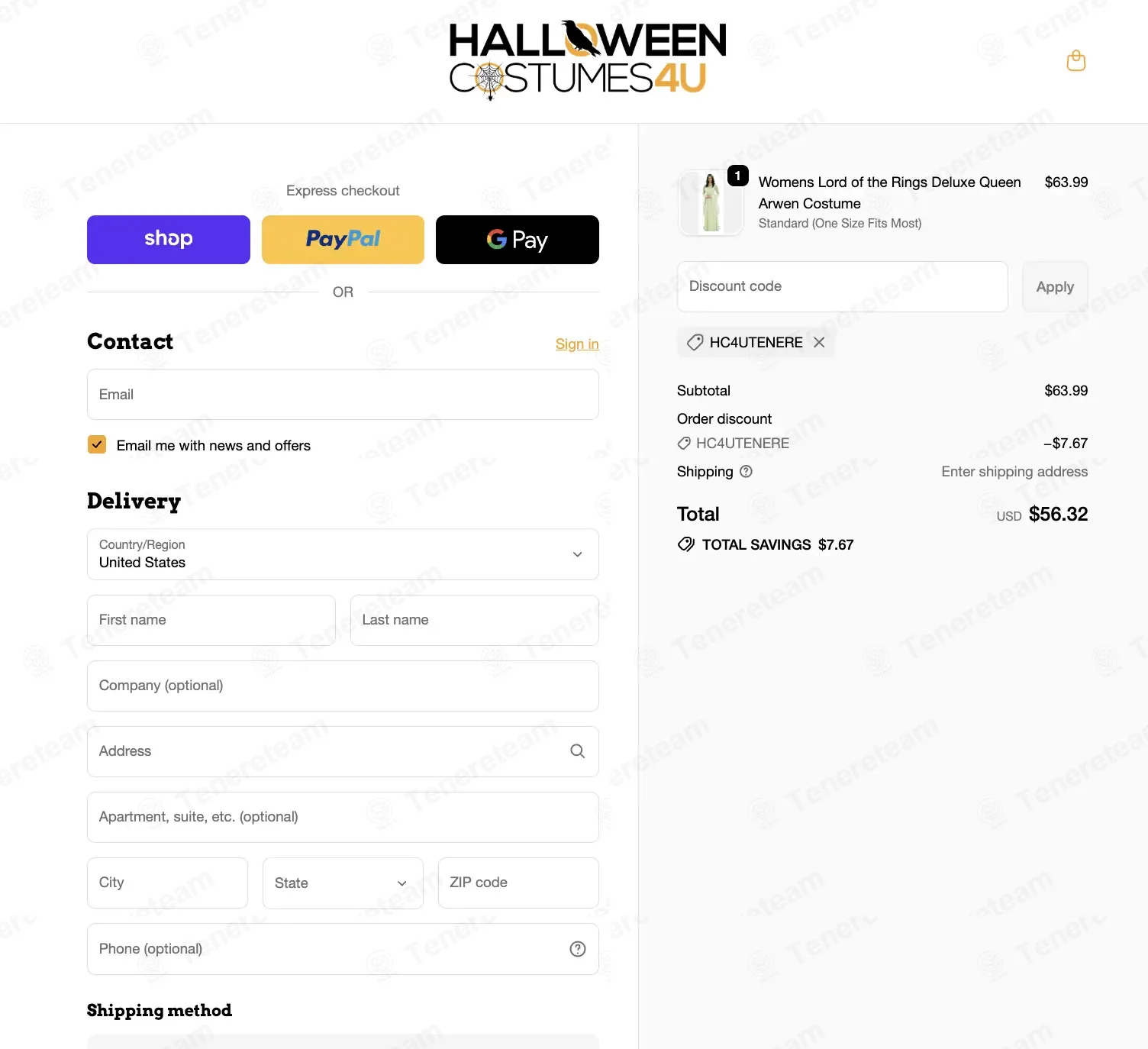 Halloween Costumes 4 U coupon code: 12% off with HC4UTENERE. Tested and valid as 1 month ago.
