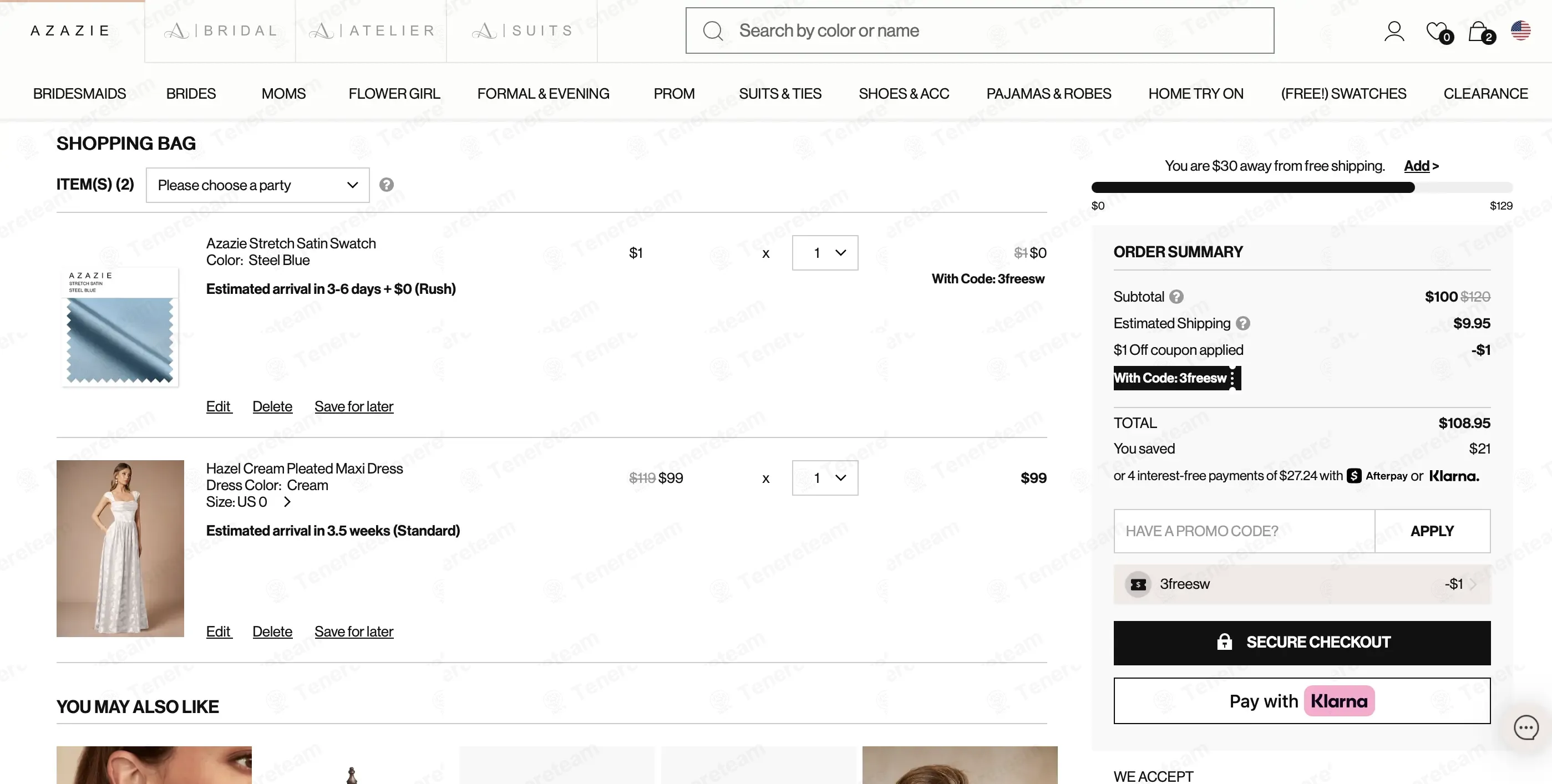 azazie dress promo code Azazie Promo Codes March 2026