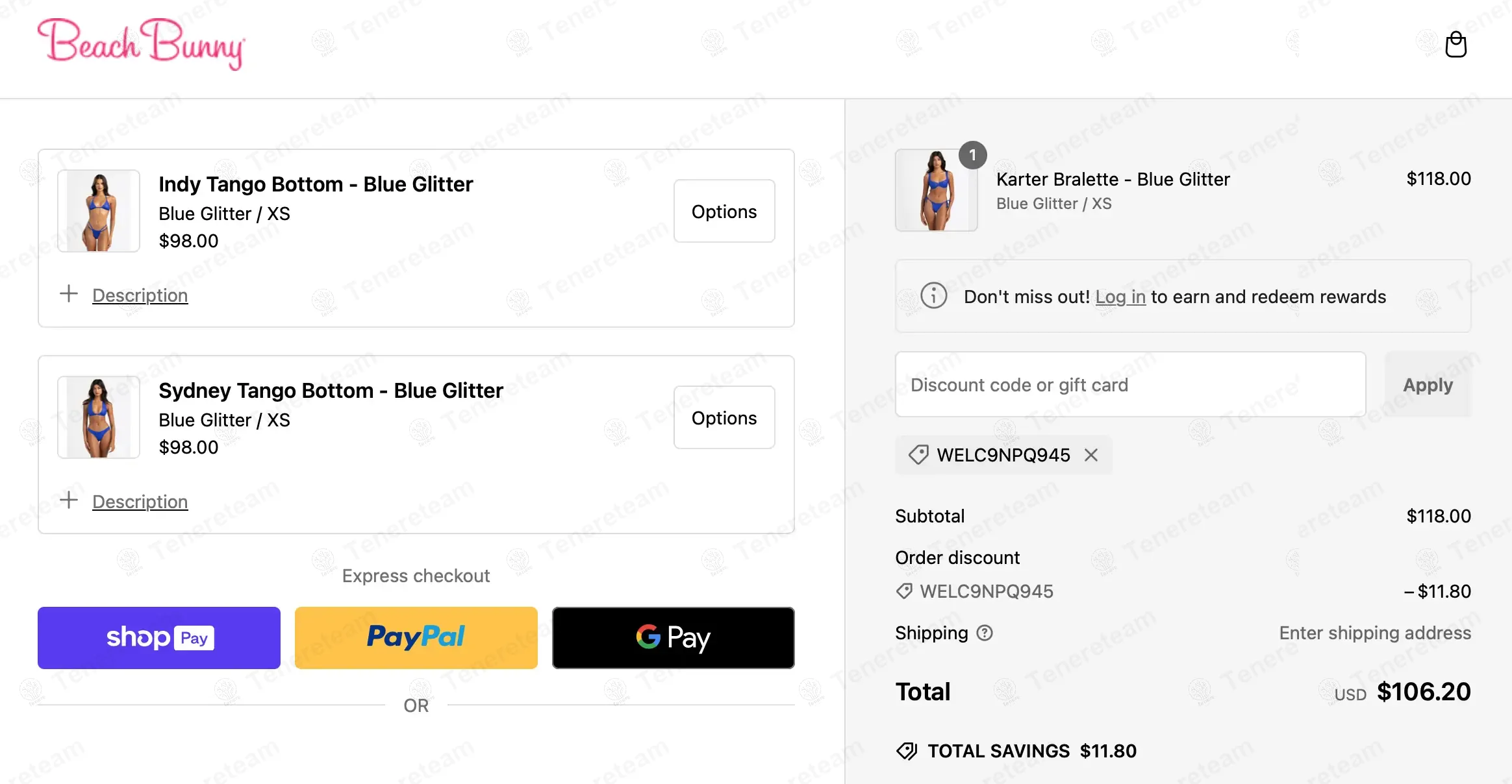 Beach Bunny Swimwear coupon code: 10% off with WELC9NPQ945. Tested and valid as 1 year ago.