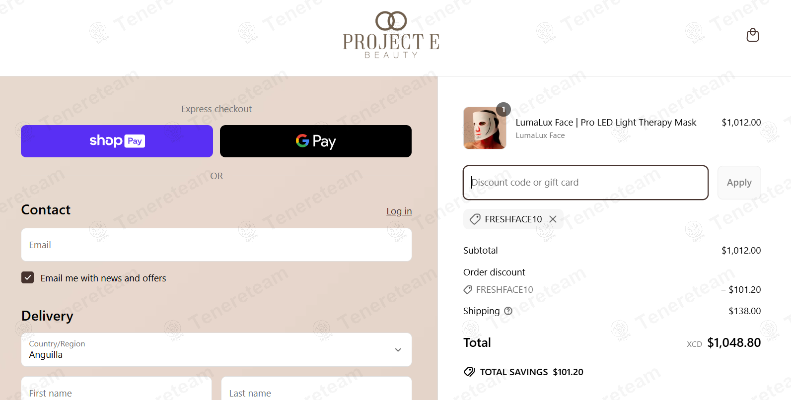 Project E Beauty coupon code: 10% off with FRESHFACE10. Tested and valid as 11 months ago.