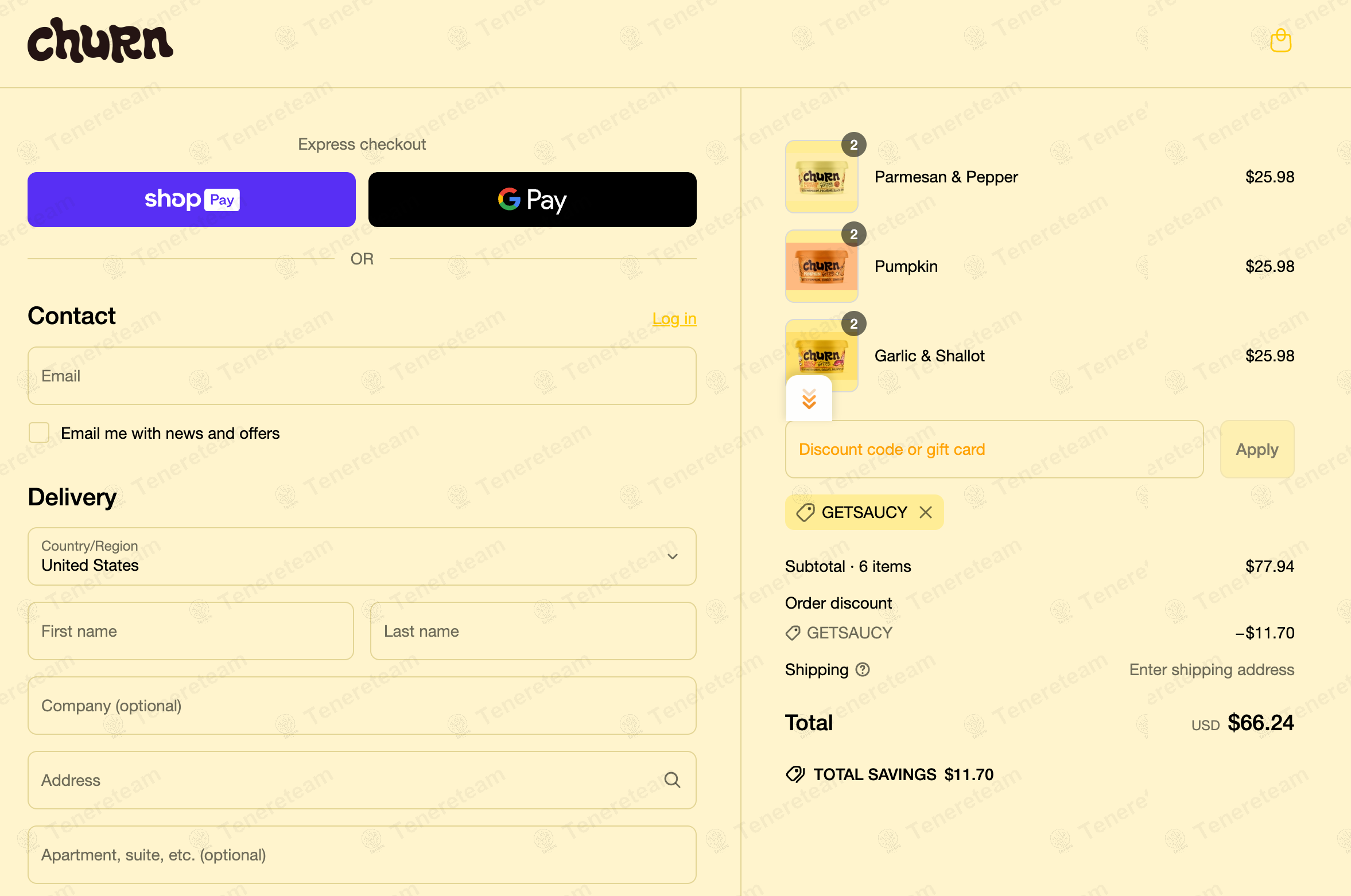 Churn Foods coupon code: 16% off with GETSAUCY. Tested and valid as 1 year ago.