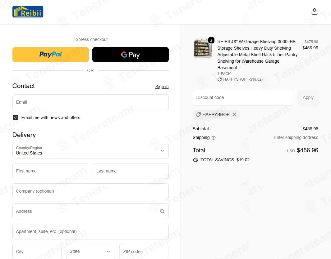 Reibii coupon code: 4% off with HAPPYSHOP. Tested and valid as 2 months ago.