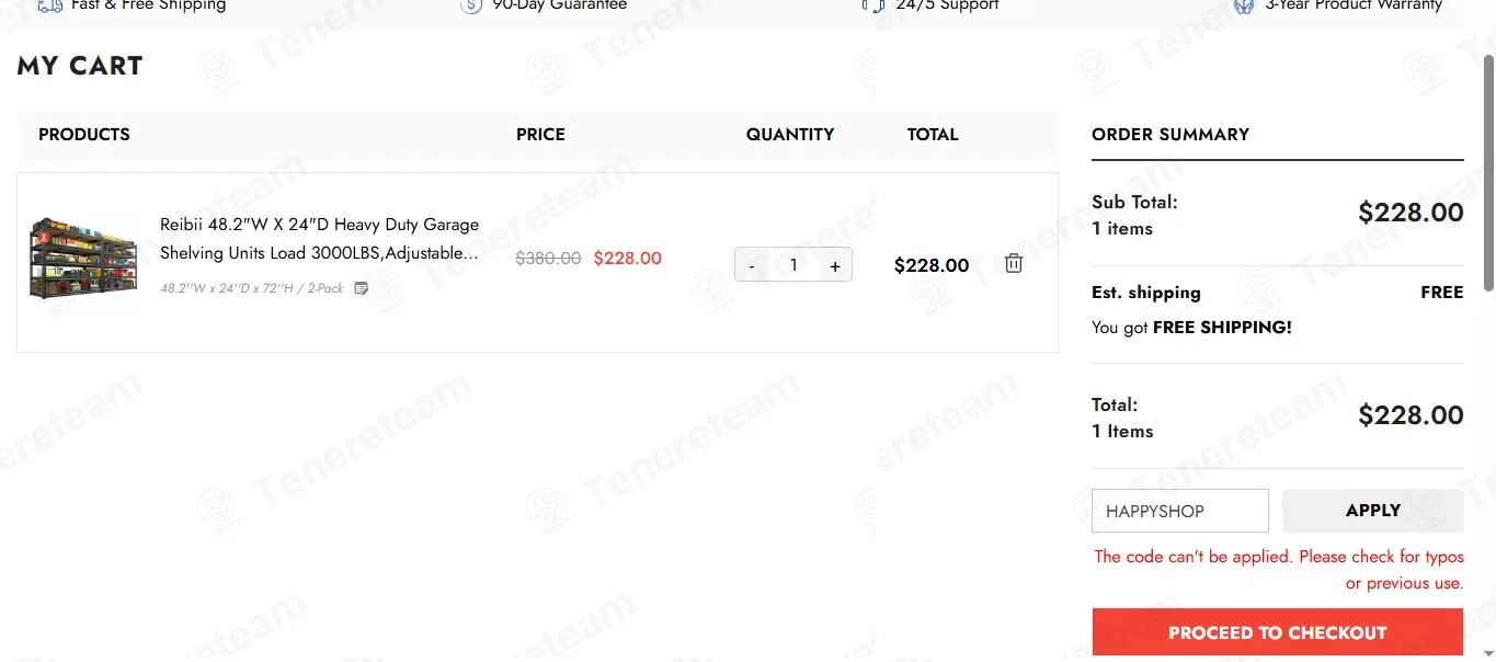 Reibii coupon code: 4% off with HAPPYSHOP. Tested and valid as 2 months ago.