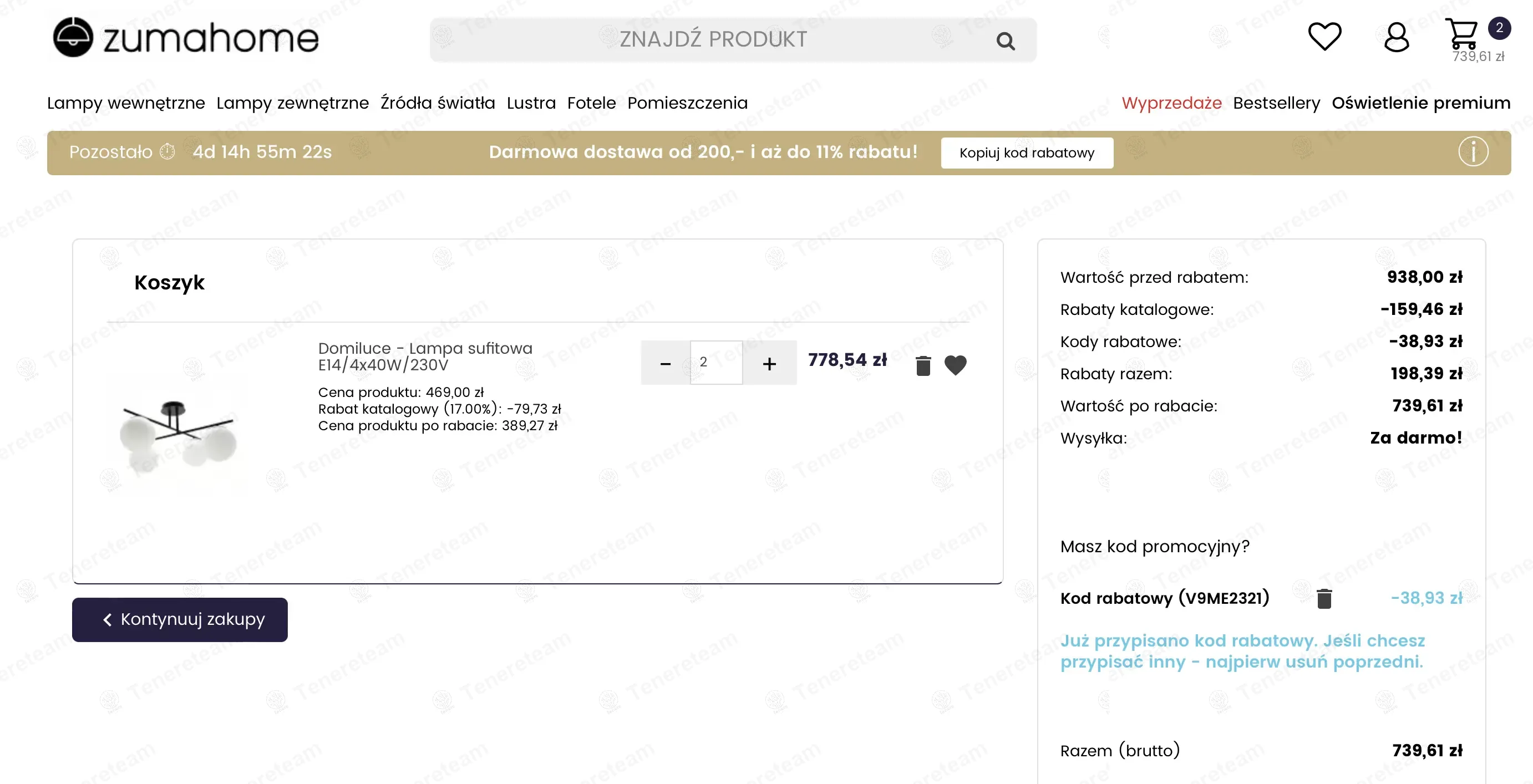 Zuma Home PL coupon code: 5% off with V9ME2321. Tested and valid as 1 year ago.