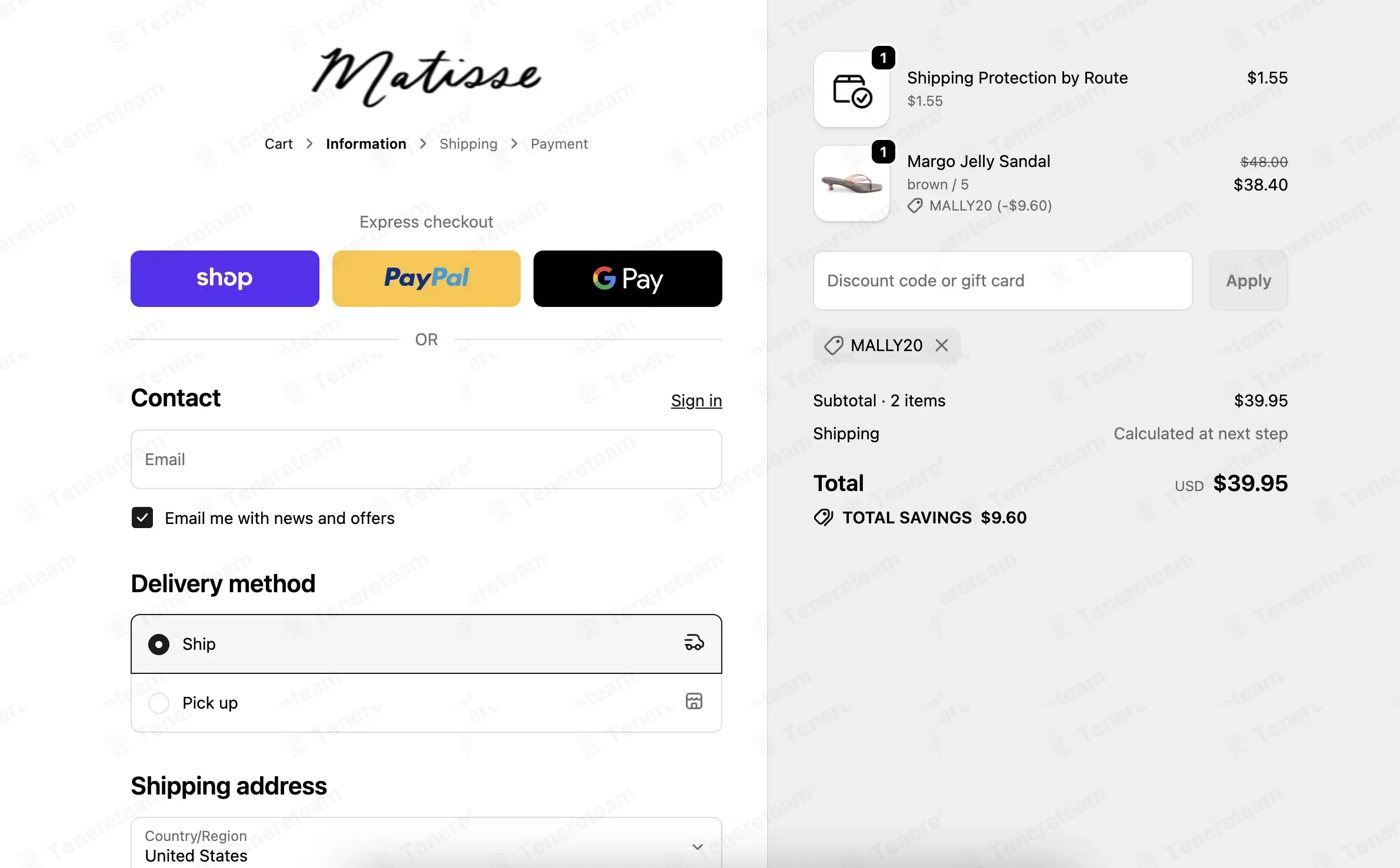 Matisse Footwear coupon code: 20% off with MALLY20. Tested and valid as 8 hours ago.
