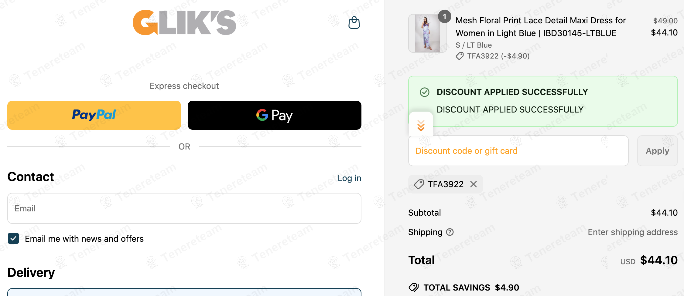 Glik’s coupon code: 10% off with TFA3922. Tested and valid as 1 year ago.