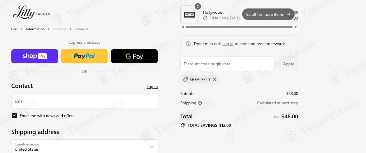 Lilly Lashes coupon code: 20% off with Shealee20. Tested and valid as 8 months ago.