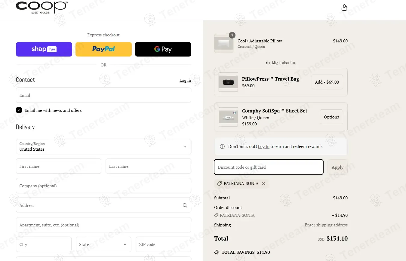 Coop Home Goods coupon code: 15% off with PATRIANA-SONIA. Tested and valid as 1 year ago.
