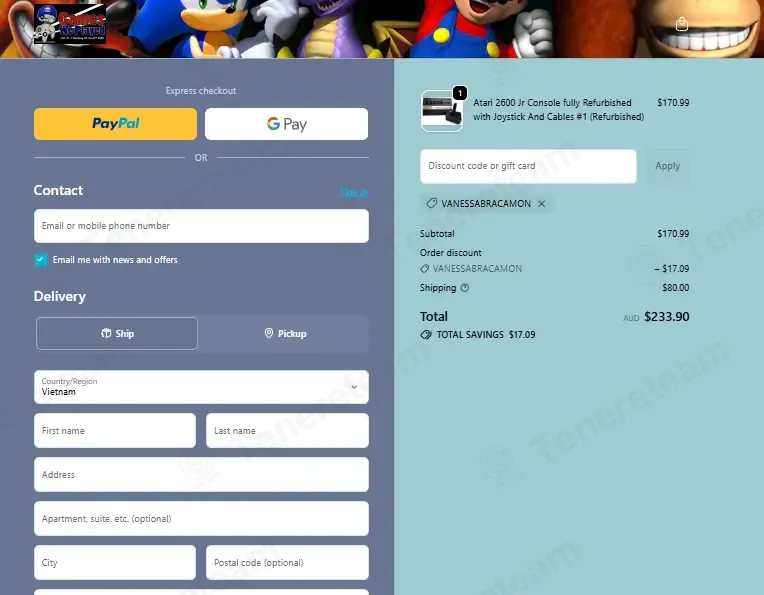 Games We Played AU coupon code: 10% off with VANESSABRACAMON. Tested and valid as 1 month ago.