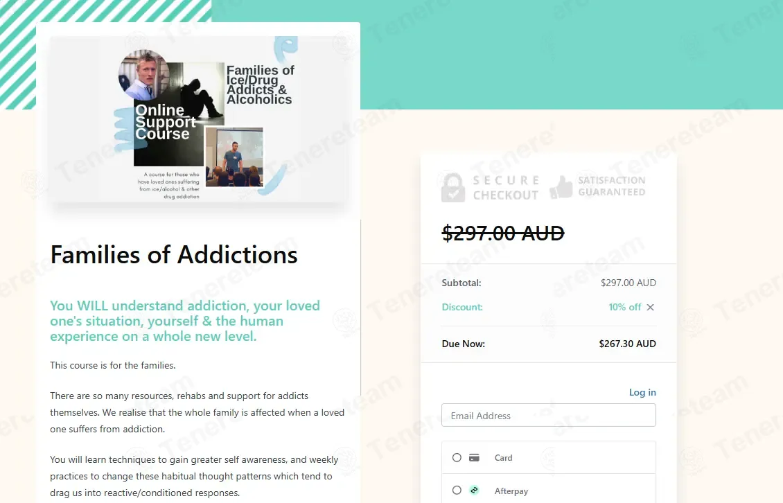 The Centre for Healing coupon code: 10% off with TENERE. Tested and valid as 1 month ago.