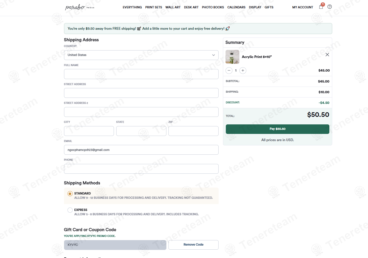 Parabo Press coupon code: 10% off with KYVYC. Tested and valid as 1 year ago.