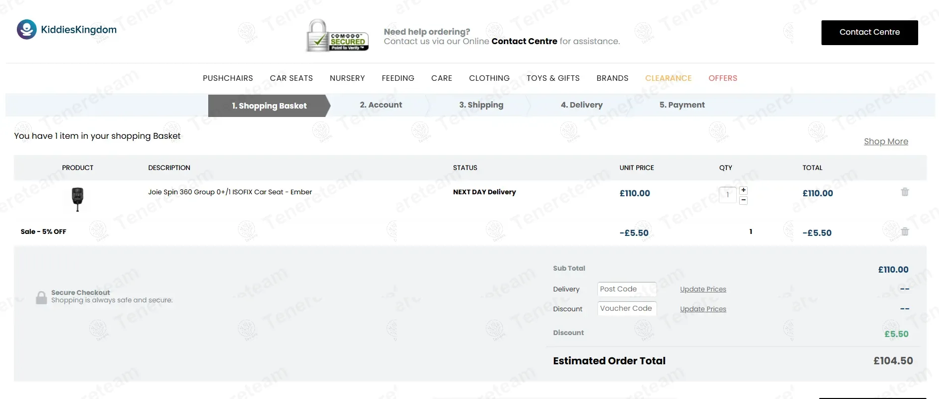 Kiddies Kingdom coupon code: 5% off with EXTRA5. Tested and valid as 9 months ago.
