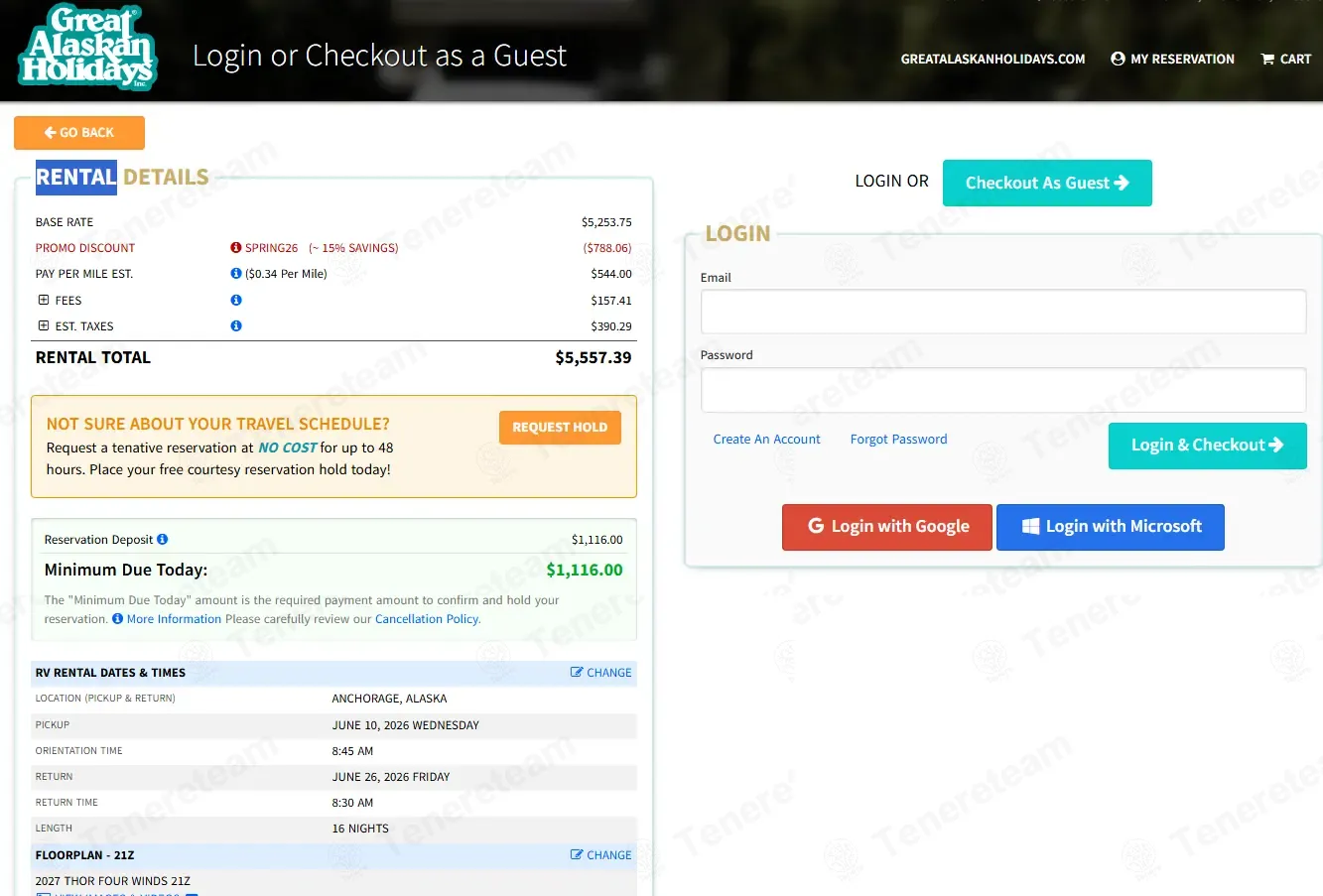 Great Alaskan Holidays coupon code: 15% off with SPRING26. Tested and valid as 3 months ago.