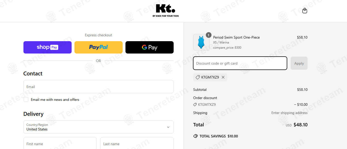 Knixteen coupon code: $10 off with KTGM7XZ9. Tested and valid as 1 year ago.