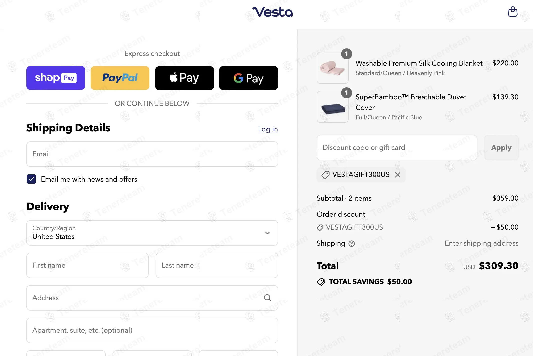 Vesta Sleep coupon code: $50 off with VESTAGIFT300US. Tested and valid as 10 months ago.
