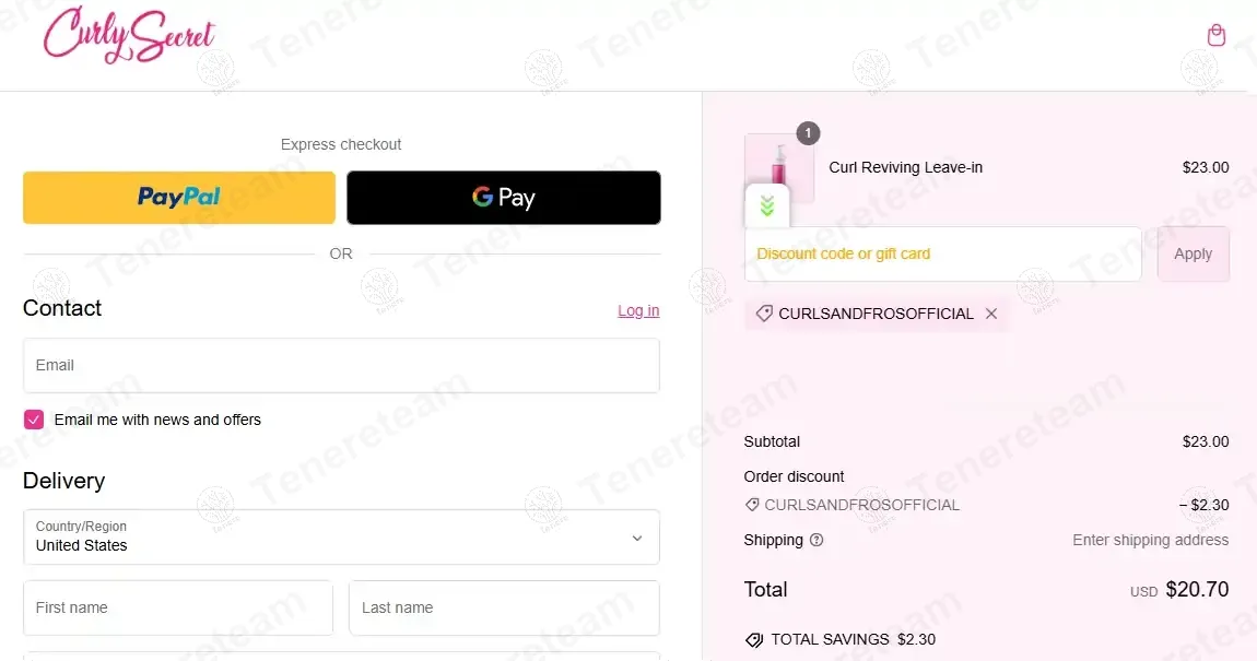 Curly Secret coupon code: 10% off with CURLSANDFROSOFFICIAL. Tested and valid as 1 year ago.