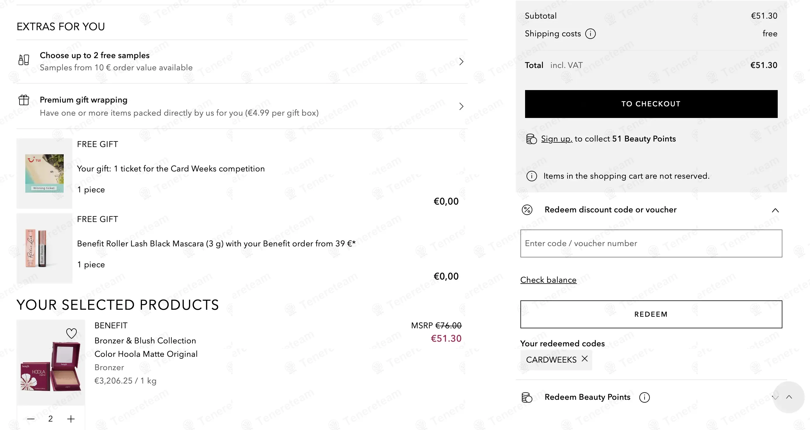 Douglas apply coupon code