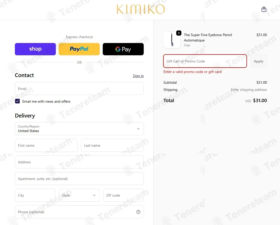 Kimiko Beauty coupon code: 15% off with HANNAHLP15. Tested and valid as 6 months ago.