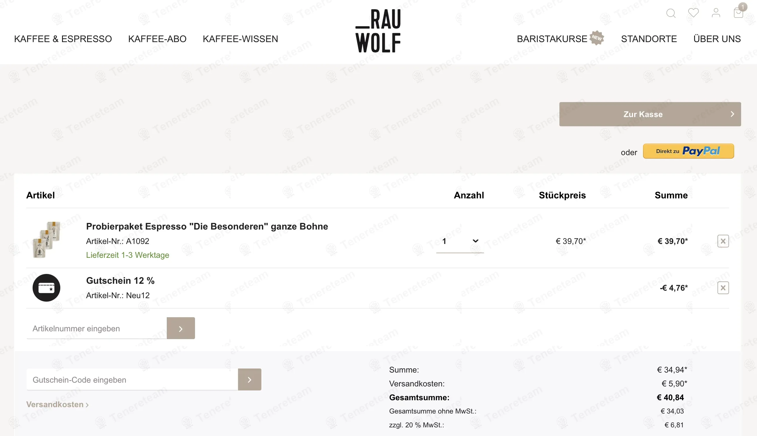Rauwolf Coffee AT coupon code: 12% off with XXNEU12. Tested and valid as 11 months ago.