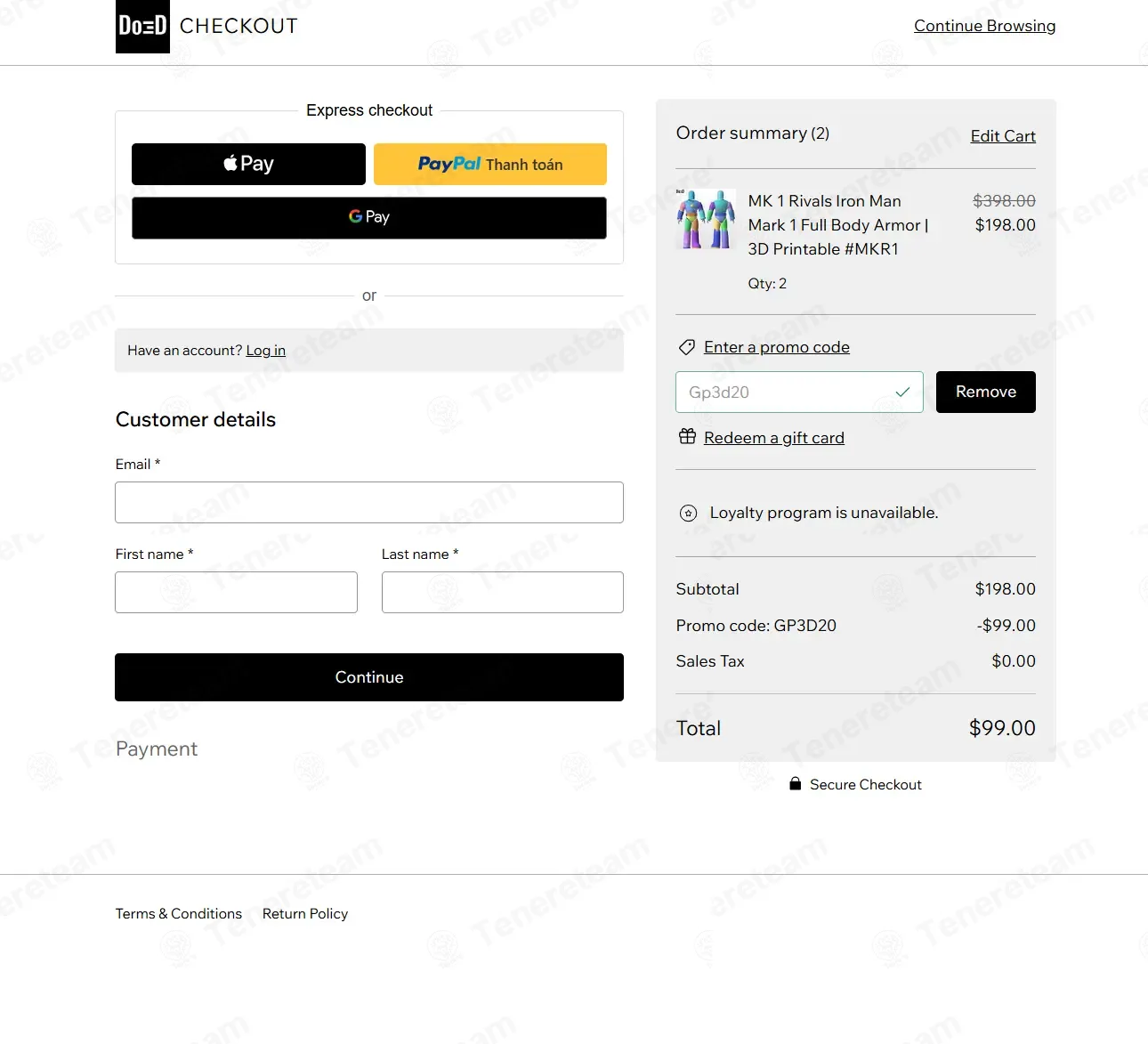 Do3D coupon code: 20% off with GP3D20. Tested and valid as 1 month ago.
