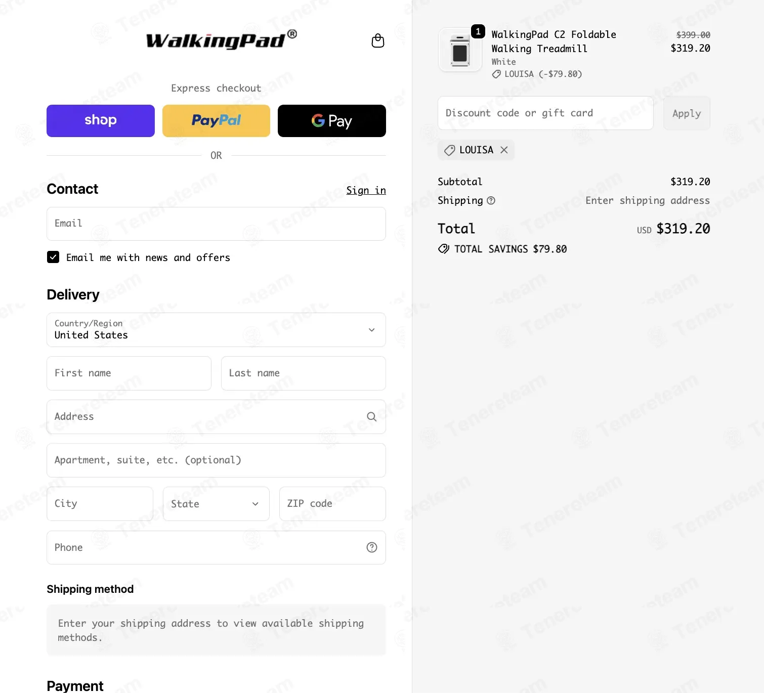 WalkingPad coupon code: 20% off with LOUISA. Tested and valid as 4 weeks ago.