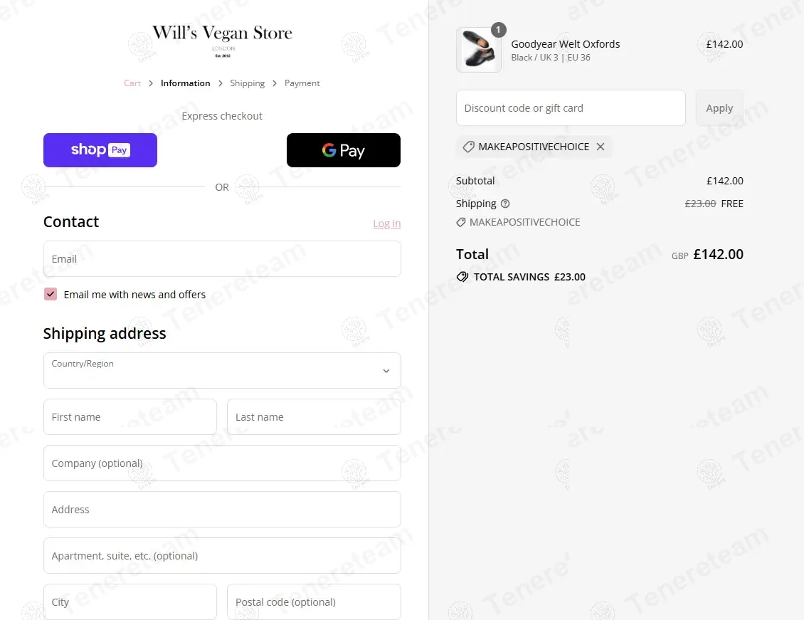 Wills Vegan Shoes coupon code: Sale off with MAKEAPOSITIVECHOICE. Tested and valid as 8 months ago.