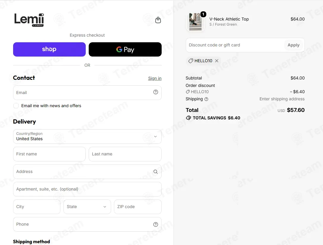 Lemii Label apply coupon code